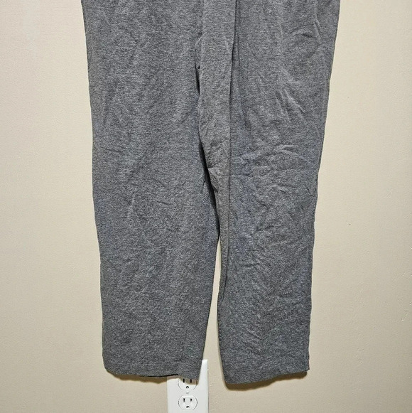 Soft Surroundings Jumpsuit Romper Women's Size Medium Stretch 3/4 Sleeve Gray - Picture 2 of 9